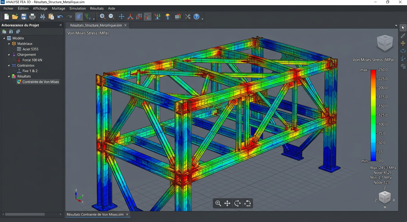 Analyse FEA 3D
